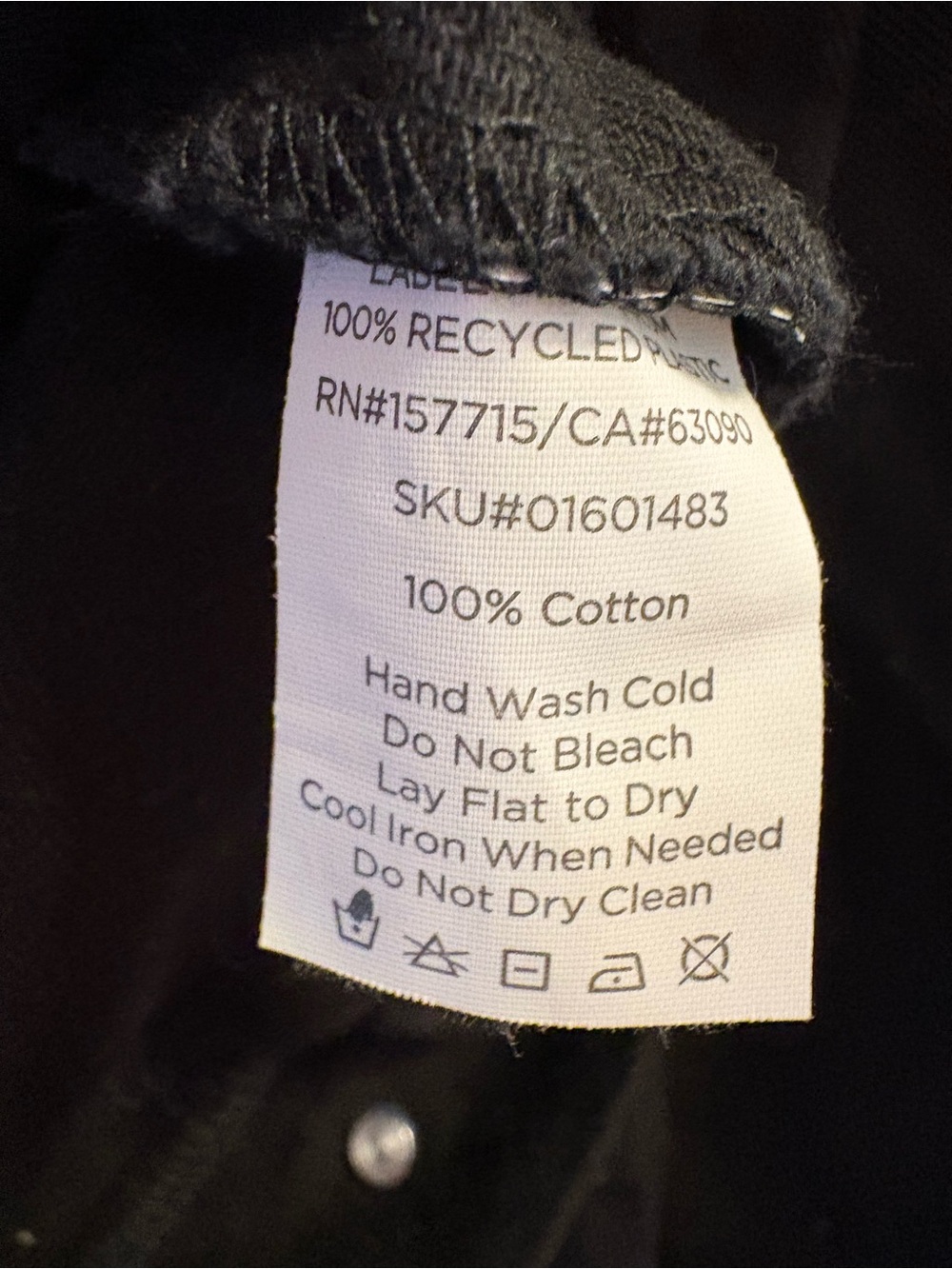 Yellowstone Rip Wheeler Black Cotton Jacket - Size Medium - Picture 6 of 7